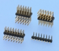 146 / 147 / 148 - Stiftleisten RM 2,54mm, gewinkelt, 1-/2-/3-reihig