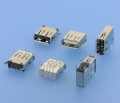 824 - USB Steckverbinder - Einlöt-Buchsen Typ A