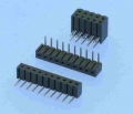 743 - Buchsenleisten RM 2,00mm, gewinkelt, 1-/2-reihig