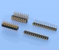 164 - Adapter-Leisten RM 2,54mm, gerade/gewinkelt - Spezialkontakte 0,48/0,50mm