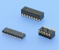 6193 - SMT-Buchsenleisten RM 2,00mm, liegend, 1-/2-reihig