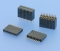 710 - Buchsenleisten RM 1,27x2,54mm, gerade, 1-/2-reihig - Bauhöhe 8,50mm