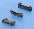 3370 - SMT-Wannenstiftleisten mit Verriegelung RM 1,27mm, stehend