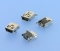 825 - Mini-USB Steckverbinder, Typ B, Buchsen gerade/gewinkelt