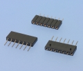 1533 - SMT-Präzisions-Buchsenleisten RM 2,54mm, liegend, 1-reihig