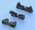 3380 - SMT-Wannenstiftleisten mit Verriegelung RM 1,27mm, stehend