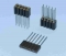 315 - Wire-Wrap Präz.-Buchsenleisten RM 2,54mm, 1-/2-reihig