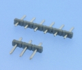 823 - Stiftleisten RM 5,00mm, gerade - Rundkontakte 1,30mm
