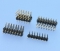 946 / 947 / 948 - Stiftleisten RM 2,54mm, gewinkelt, 1-/2-/3-reihig