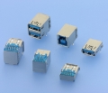 829 - USB 3.0 Steckverbinder, Typen A &amp; B, Buchsen