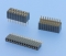 709 - Buchsenleisten RM 1,27x2,54mm, gerade, 1-/2-reihig - Bauhöhe 4,60mm
