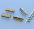 576 - Crimp-Rast-Stift-/Buchsenleisten RM 2,50mm, gerade/gewinkelt