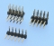 933 / 934 - Stiftleisten RM 2,54mm, gewinkelt, 1-/2-reihig - 1,7mm Isolierkörper