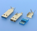 829 - USB 3.0 Steckverbinder, Type A, Kabelstecker