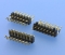 9231 - SMT-/ Mixed Technology Stiftleisten RM 2,54mm, liegend, 2-reihig