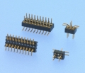 7062 - SMT-Präzisions-Stiftleisten RM 1,27x2,54mm, stehend, 2-reihig