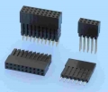 622 - Langprofil-Buchsenleisten RM 2,54mm, gerade, 1-/2-/3-reihig