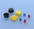 505 - Kappen für Taster, Einlöt / SMT, Baugrößen 6x6 / 12x12mm