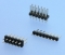 931 / 932 - Stiftleisten RM 2,54mm, gerade, 1-/2-reihig - 1,7mm Isolierkörper