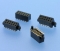 6060 - SMT-Buchsenleisten RM 1,27mm, stehend, 2-reihig - BH 3,6/4,5mm, durchsteckbar
