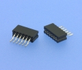 7090 - SMT-Präzisions-Buchsenleisten RM 1,00mm, liegend, 1-reihig